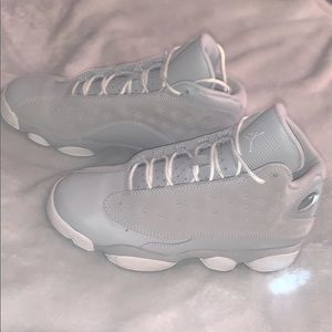 grey jordan 13